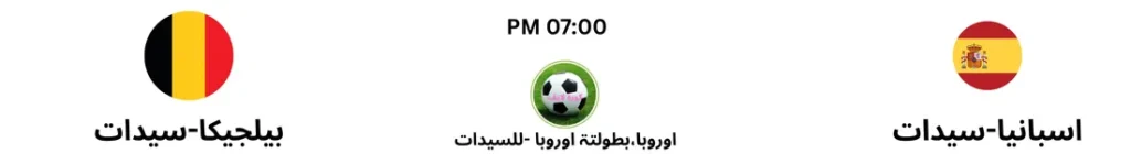 بلجيكا وإسبانيا